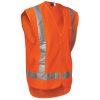 Hi Vis Vest Orange TTMC-W17 Beacon Safety