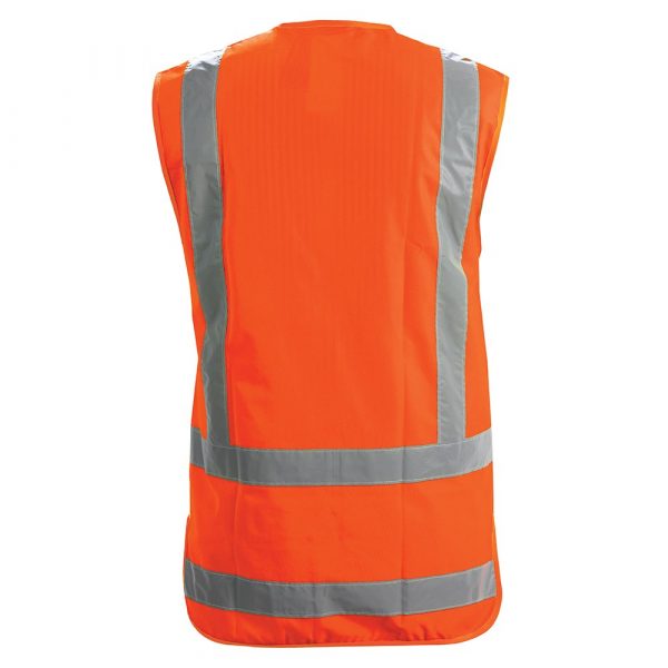 Hi Vis Vest Orange TTMC-W17 Back
