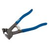 200mm Draper end cutting pliers with blue dipped handles and hardened cutting edges.