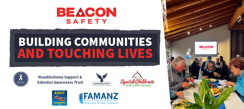 This is a banner showing all of the organziations Beacon Safety have signed up to